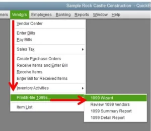 How to print 1099 in QuickBooks