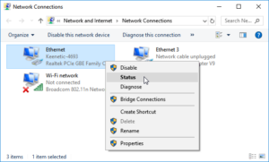 Check Network Configuration