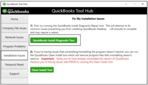 Run QuickBooks Install Diagnostic Tool