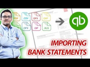 Import Bank Statement Into Quickbooks