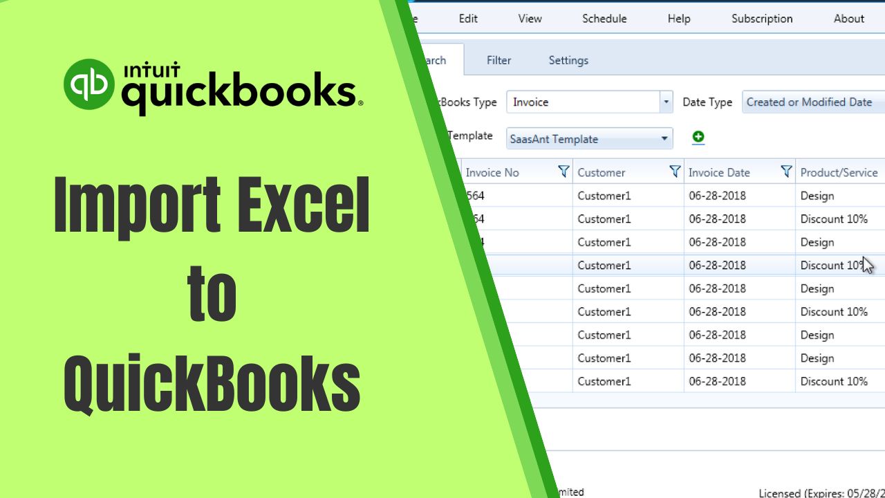 import excel to quickbooks
